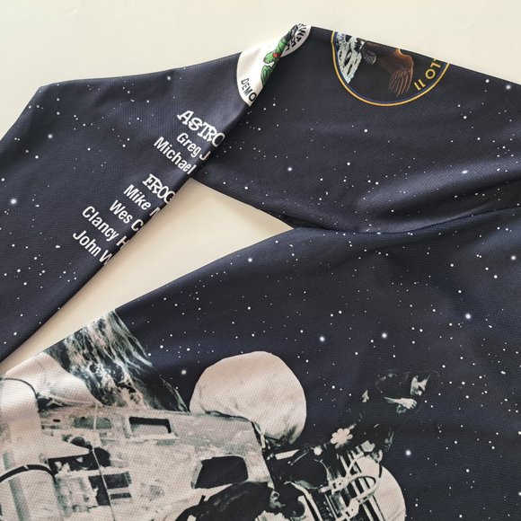 Commemorative Long Sleeve Polyester Shirt - Run to the Moon 5K 10K - Picture 5 of 14